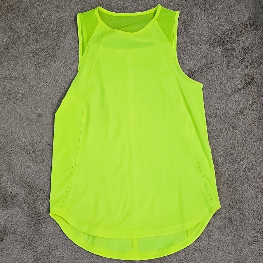 Lululemon Neon Green Sleeveless Women's Top